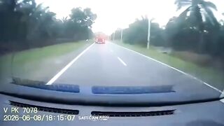 Motorcyclist Launched In The Air In Deadly Head On Collision