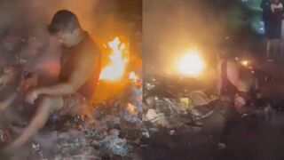 Intoxicated Man Burns Alive In Belford Roxo