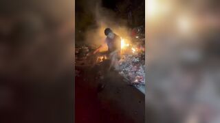Intoxicated Man Burns Alive In Belford Roxo