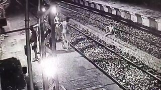 Vendor Jumps On Tracks In Front Of A Moving Train, Dies