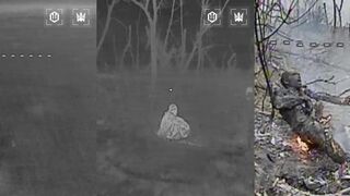A "Roasted to crisp": "Madyar’s Birds" drone operators hit Russian soldier