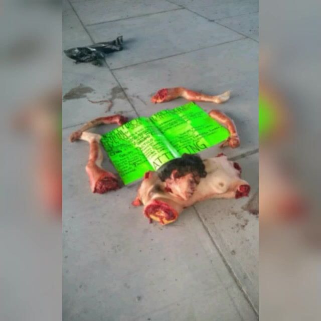 Images of woman dismembered by cartel