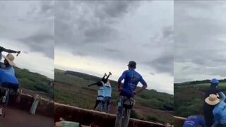 Thrown to her death in Brazil