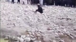 Classic: A Group Of People Surrounded The Gay Man And Stoned Him To Death