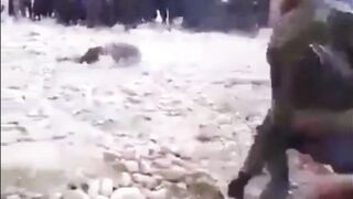 Classic: A Group Of People Surrounded The Gay Man And Stoned Him To Death