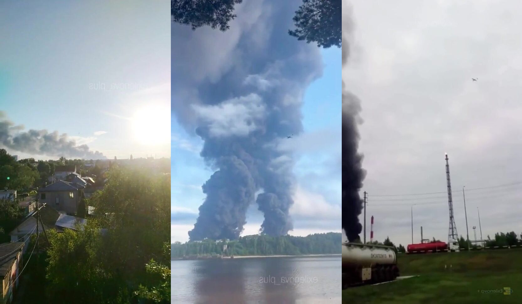 Ukrainian attack in Samara, Yaroslavl, the Tatarstan industrial zone, and Novomoskovs