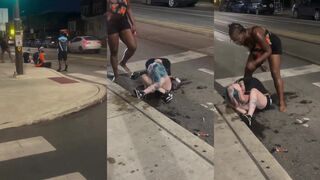 Girl selling drugs attacked  after a woman claims he sold “poisoned” drugs to her niece