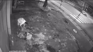 Elderly Lottery Ticket Vendor Sleeping On The Sidewalk Attacked With Rock And Robbed