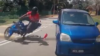Motorcyclist Flies Under Tanker Truck Wheels, Dies Instantly