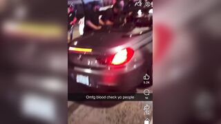 Woman dragged under a car by drunk driver in USA