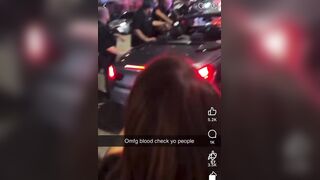 Woman dragged under a car by drunk driver in USA