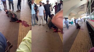 Lucky to be alive train accident