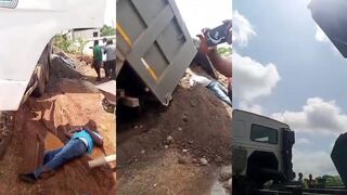 2 men electrocuted when truck bed makes contact with cable