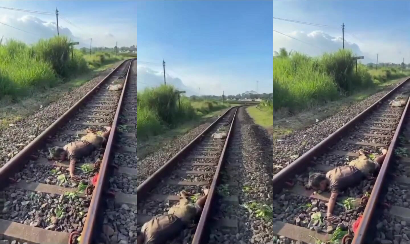 Man killed by train Indonesia
