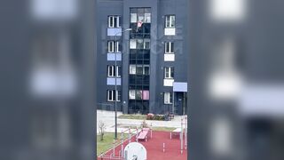 Intoxicated Woman Falls From 4th Floor (Critical Condition)