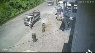 Being on Jamaican  roads is pretty much playing Russian Roulette
