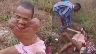Caught Red-Handed: Thief Gets Brutal Punishment After Breaking Into House
