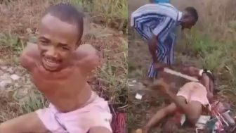Caught Red-Handed: Thief Gets Brutal Punishment After Breaking Into House