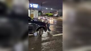 Woman Deliberately Run Over in Mexico Road Rage