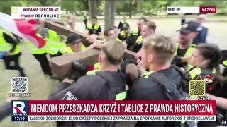 German nazi Police vs Polish Catholics