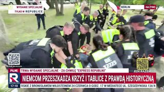 German nazi Police vs Polish Catholics