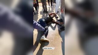 Screaming Thief Flogged For Stealing Wheel Caps