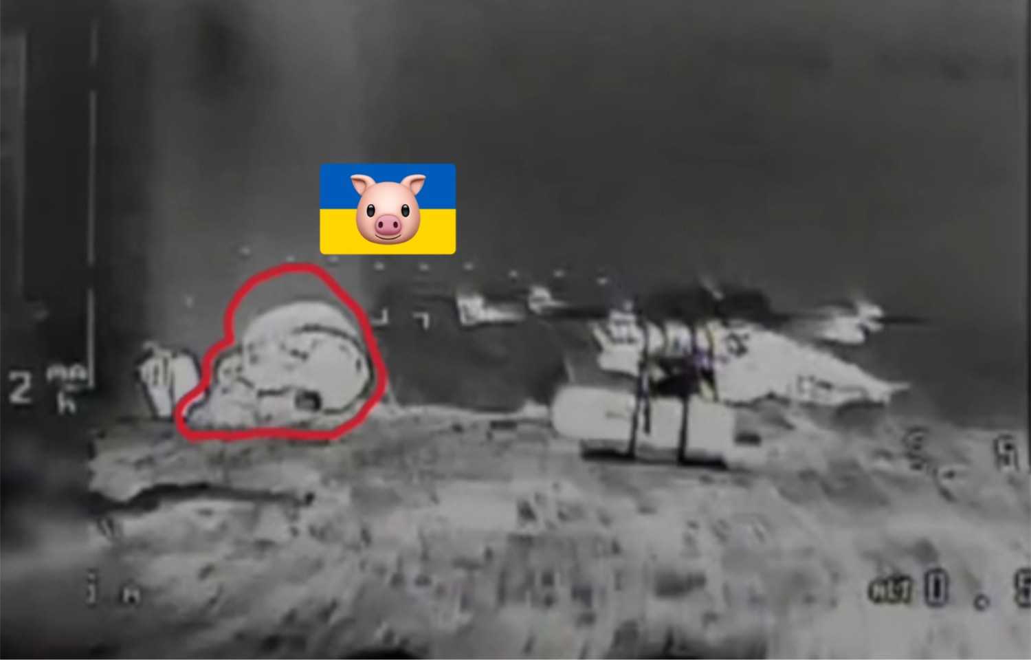 Baba Yaga drone operator falls asleep.
