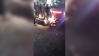 Bus Collides With 2 Motorcycles Killing 4 In Indonesia