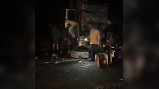 Three Killed In Collsion Between Trucks On Brazilian Highway