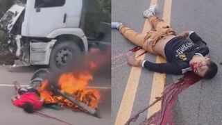 Two Dudes On Motorcycle Lost Lives In Fiery Accident