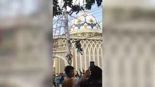 Company Worker Electrocuted, Killed While Repairing Powerline In Indonesia