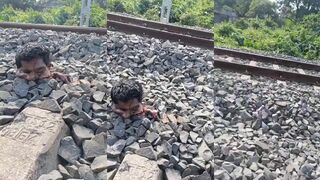Another head decapitation by train