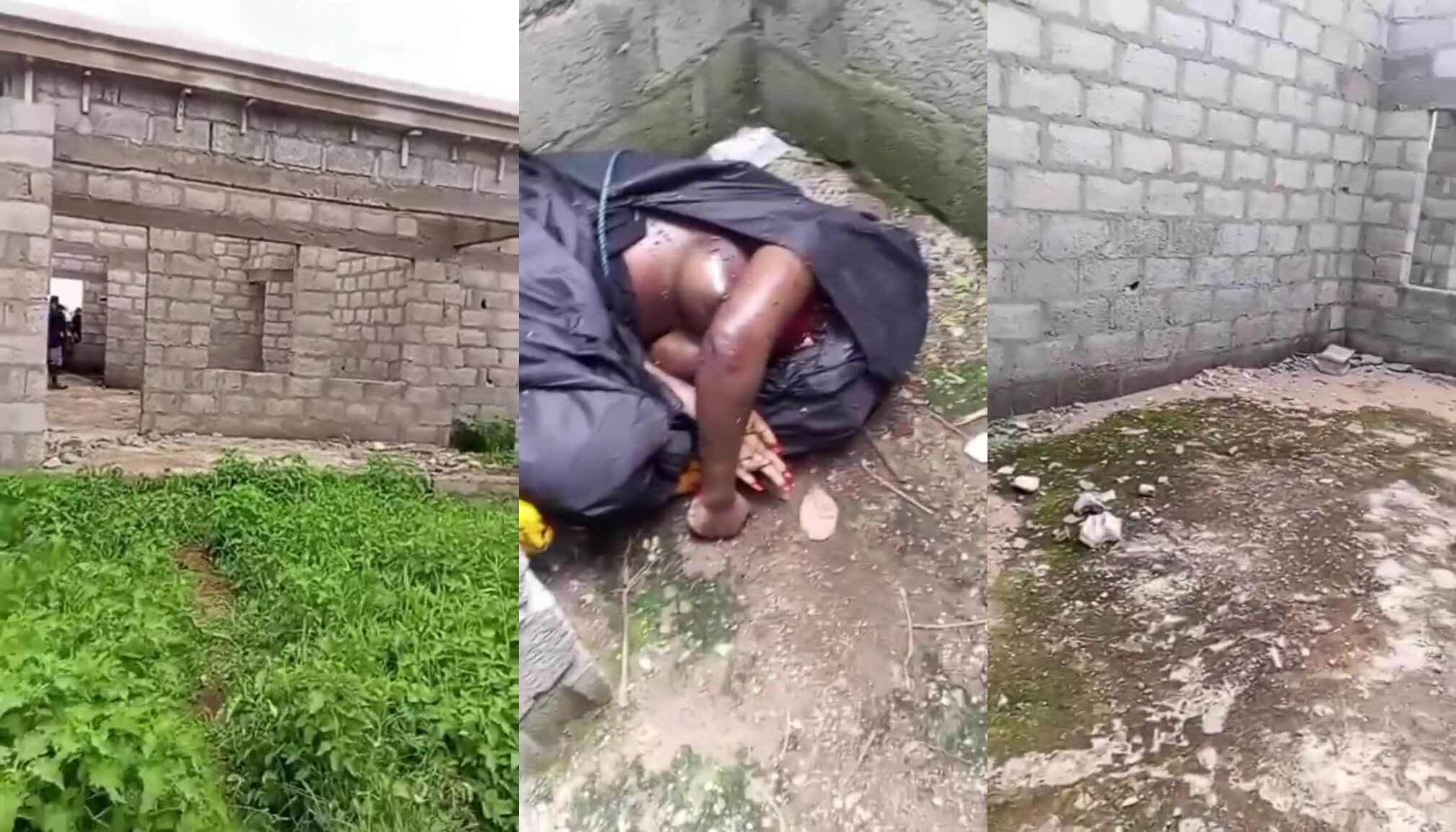 Big titty woman found murdered in unfinished building