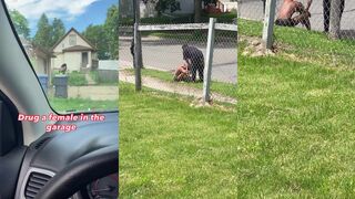 Rapist beat and dragged