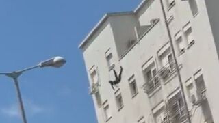 Man Jumps From A Tall Building In Israel