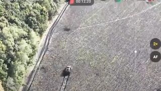 Russian BTR-82 gets shot at point blank. Kursk, Oct 2024