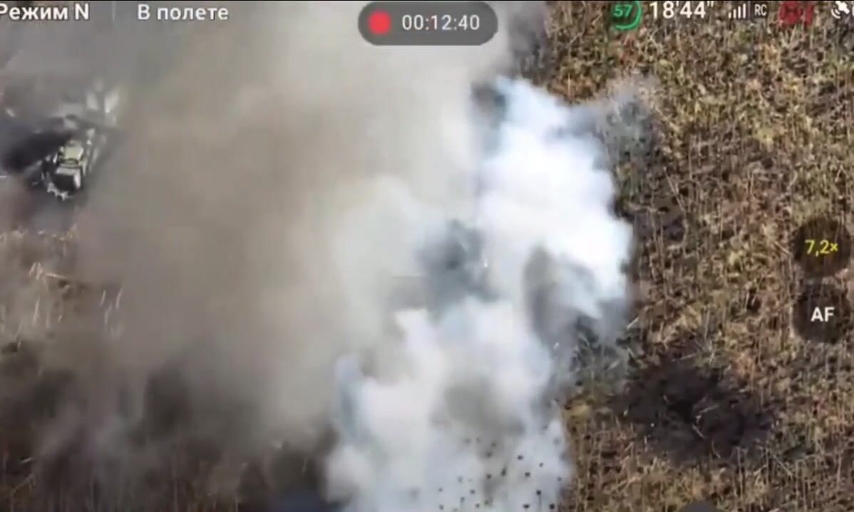 Russian BTR-82 gets shot at point blank. Kursk, Oct 2024