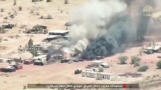 JNIM assaulting Russia "Africa corps" outpost while supported by drones.