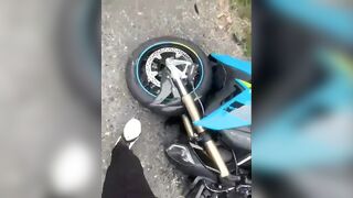 Motorcyclist Seriously Injured In Spectacular Crash In Colombia