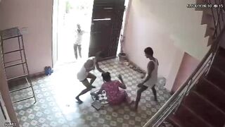 Woman Beaten And Kicked By Own Relatives During Family Dispute
