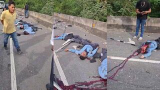 Dead cops in accident (Honduras) part 2