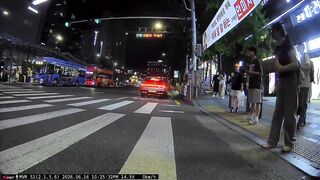 Woman Hit By Car While Running Red Light In Korea