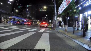 Woman Hit By Car While Running Red Light In Korea