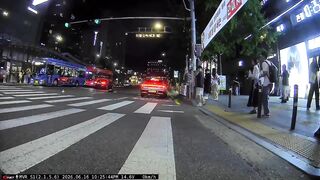 Woman Hit By Car While Running Red Light In Korea