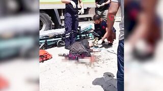 Old Woman Ran Over, Killed By Reversing Truck In Turkey