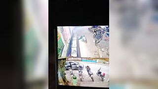 Execution Of Motorcycle Taxi Driver Caught On CCTV In Brazil