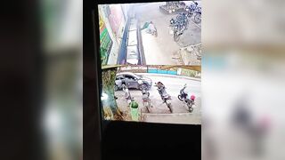 Execution Of Motorcycle Taxi Driver Caught On CCTV In Brazil