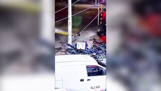 Man Steals A Motorcycle And Regrets It Instantly