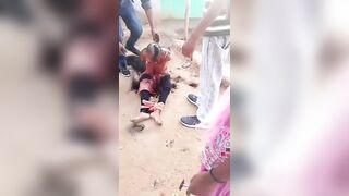 Tied, Beaten, Shaved And Painted:  Man Tortures Wife In Front Of Children