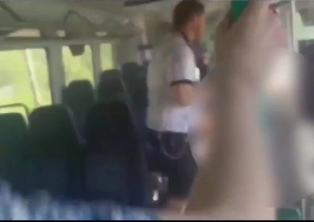 Inside of Bedford train crash 19/06/2026